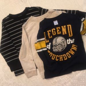 3 long sleeve shirts